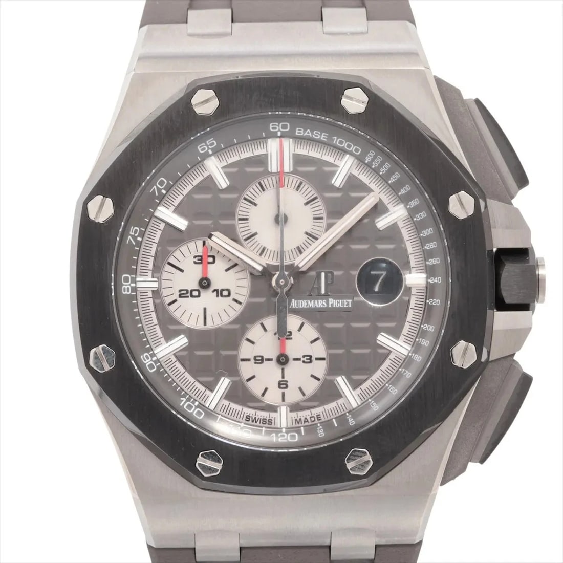AUDEMARS PIGUET ROYAL OAK OFFSHORE TI X RUBBER GRAY DIAL, WATCH (1 of 5)