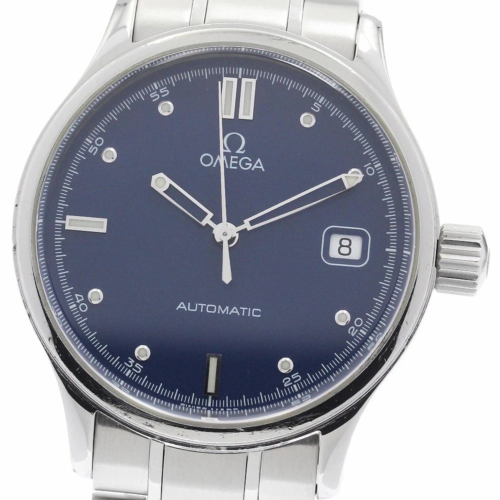 OMEGA SEAMASTER AQUA TERRA AUTOMATIC DATE MEN'S WATCH: Omega Seamaster Aqua Terra Automatic Date Men's Watch Brand: Omega Type/Style: wristwatch Material: Case Material: Stainless Steel Band Material: Stainless Steel Color: Dial Color navy Size: Case