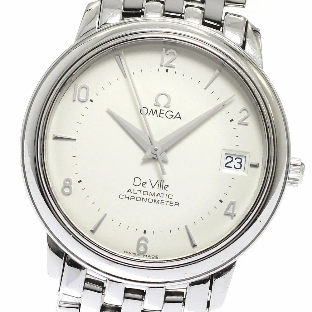 OMEGA DEVIL CHRONOMETER AUTOMATIC MEN'S WATCH: Omega Devil Chronometer Automatic Men's Watch Brand: Omega Type/Style: Wristwatch Material: Case Material: Stainless Steel Band Material: Stainless Steel Color: Dial Color beige Size: Case Size (W): A