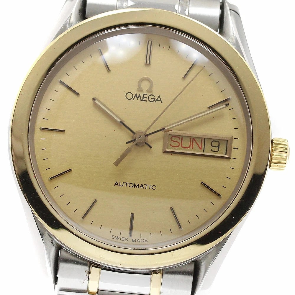 OMEGA SEAMASTER CLASSIC YELLOW GOLD BEZEL AUTOMATIC MEN'S WATCH: Omega Seamaster Classic Yellow Gold Bezel Automatic Men's Watch Brand: Omega Type/Style: Wristwatch Material: Case Material: Stainless Steel / Yellow Gold Band Material: Stainless Steel / Yellow Gold 