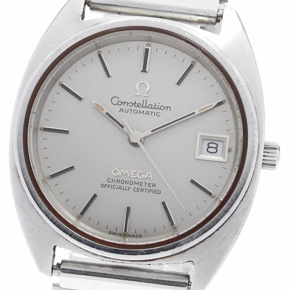 OMEGA CONSTELLATION AUTOMATIC MEN'S WATCH: Omega Constellation Automatic Men's Watch Brand: Omega Type/Style: Wristwatch Material: Case Material: Stainless Steel Band Material: Stainless Steel Color: Dial Color silver Size: Case Size: 35mm Ban
