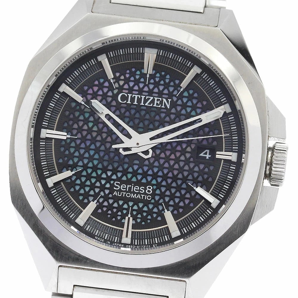 CITIZEN SERIES AUTOMATIC WINDING WATCH: Citizen Series Automatic Winding Watch Brand: Citizen Type/Style: Wristwatch Material: Case Material: Stainless Steel Band Material: Stainless Steel Color: Dial Color black Size: Case Size (Width): Ap