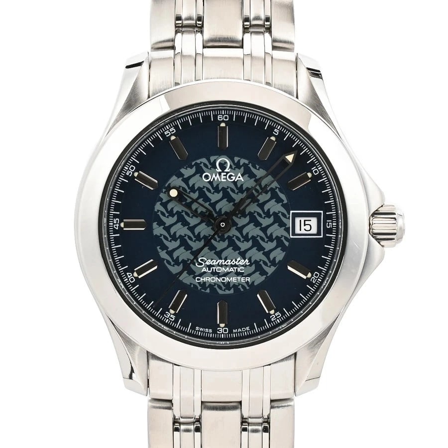 OMEGA SEAMASTER JACQUES MAYOL WATCH BLUE MEN?S, WATCH (1 of 2)