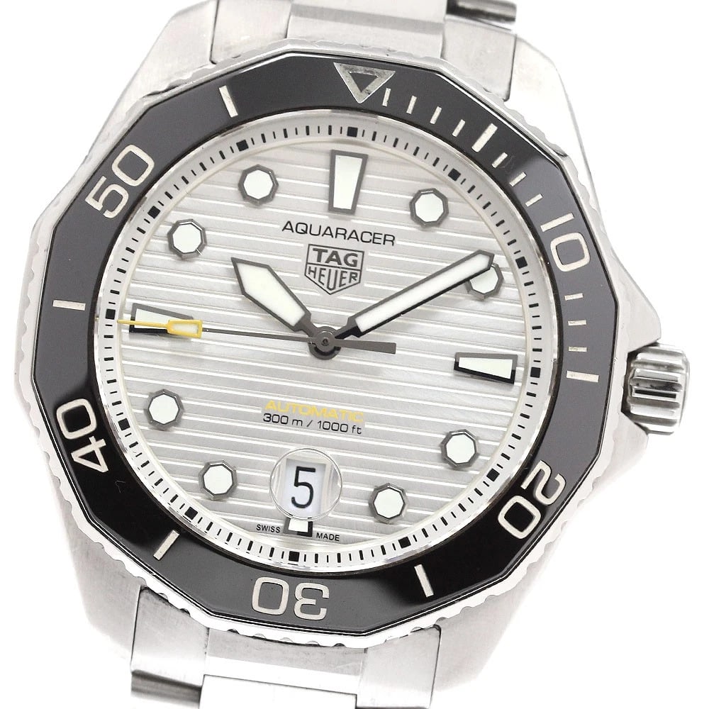 TAG HEUER AQUARACER PROFESSIONAL SILVER, WATCH: TAG HEUER Aquaracer Professional Silver, Watch Brand: TAG HEUER Type/Style: Wristwatch Material: Band Material Stainless Steel, Case Material Stainless Steel Color: Band Color Silver, Dial Color