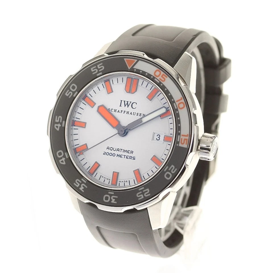 IWC SCHAFFHAUSEN AQUA TIMER DATE WHITE AUTOMATIC, WATCH - 2