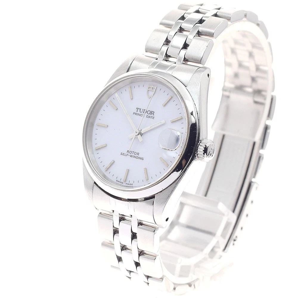 TUDOR PRINCE DATE WHITE AUTOMATIC WATCH - 2