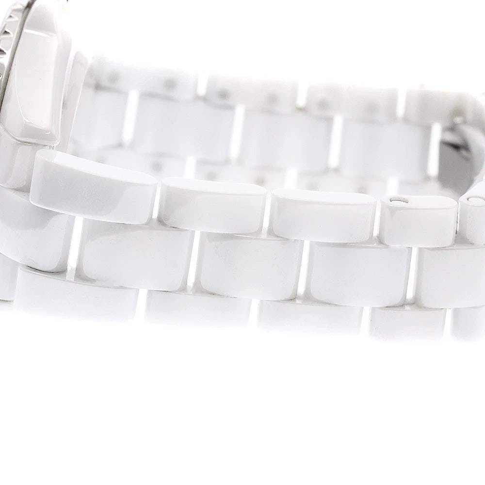CHANEL J12 WHITE CERAMIC AUTOMATIC WATCH - 3