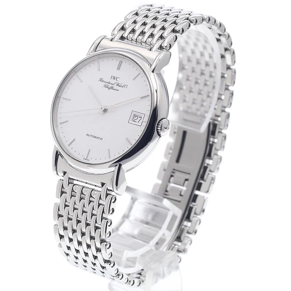 IWC SCHAFFHAUSEN DATE WHITE AUTOMATIC WATCH - 2