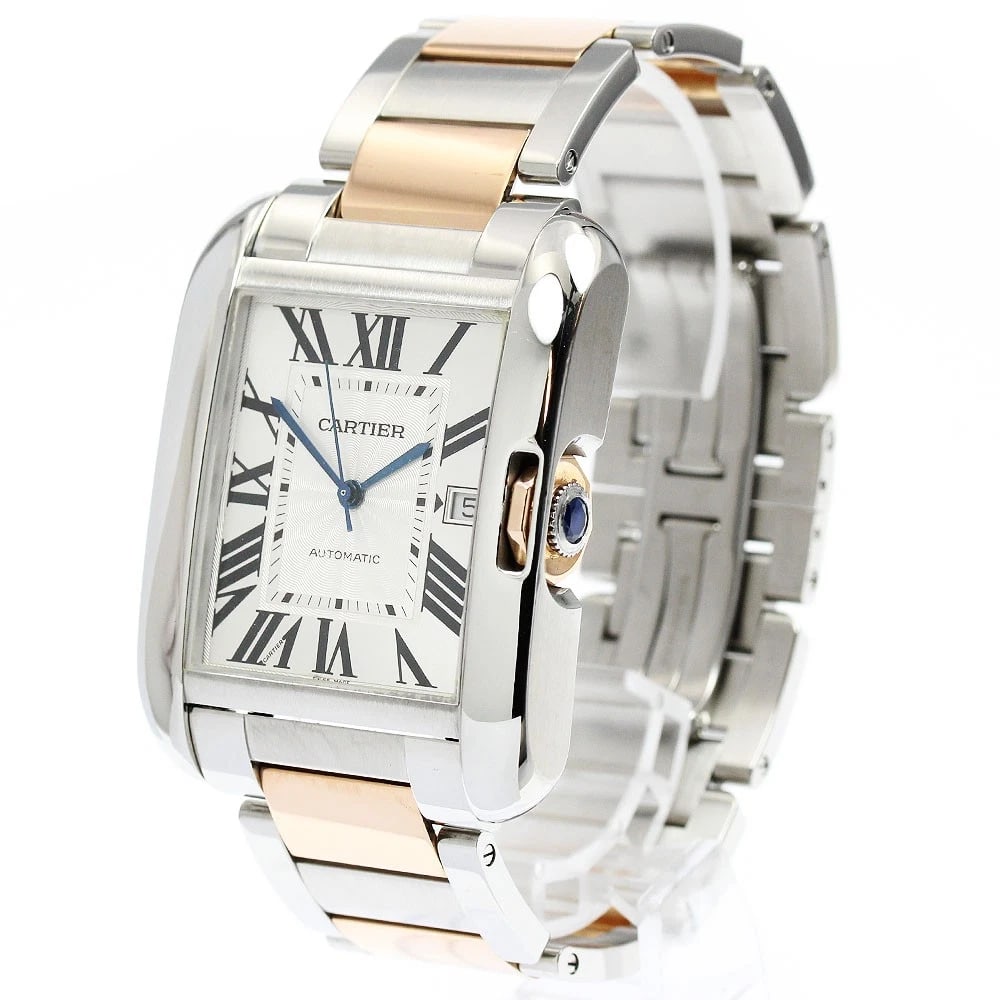 CARTIER TANK DATE SILVER AUTOMATIC, WATCH - 2