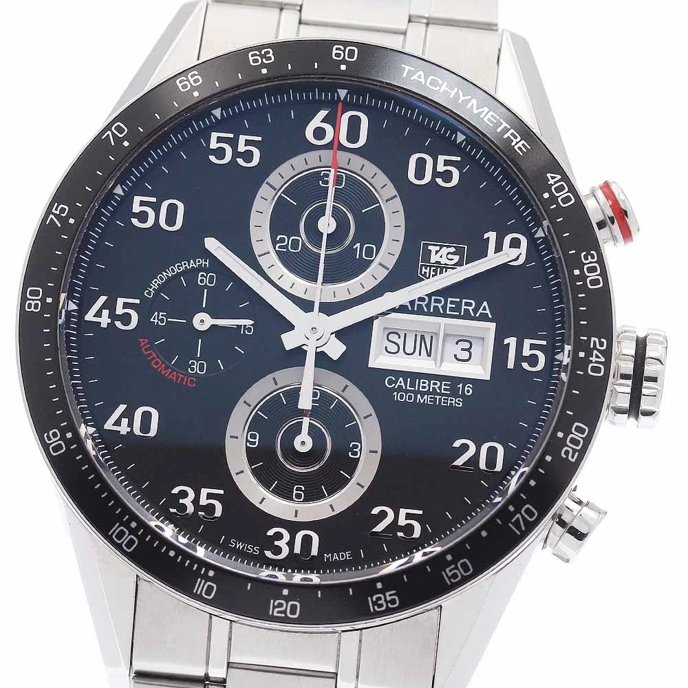 TAG HEUER CARRERA CHRONOGRAPH DATE AUTOMATIC, WATCH: TAG HEUER Carrera Chronograph Date Automatic, Watch Brand: TAG HEUER Type/Style: Wristwatch Material: Band Material Stainless Steel, Case Material Stainless Steel Color: Band Color Silver, Dial Color