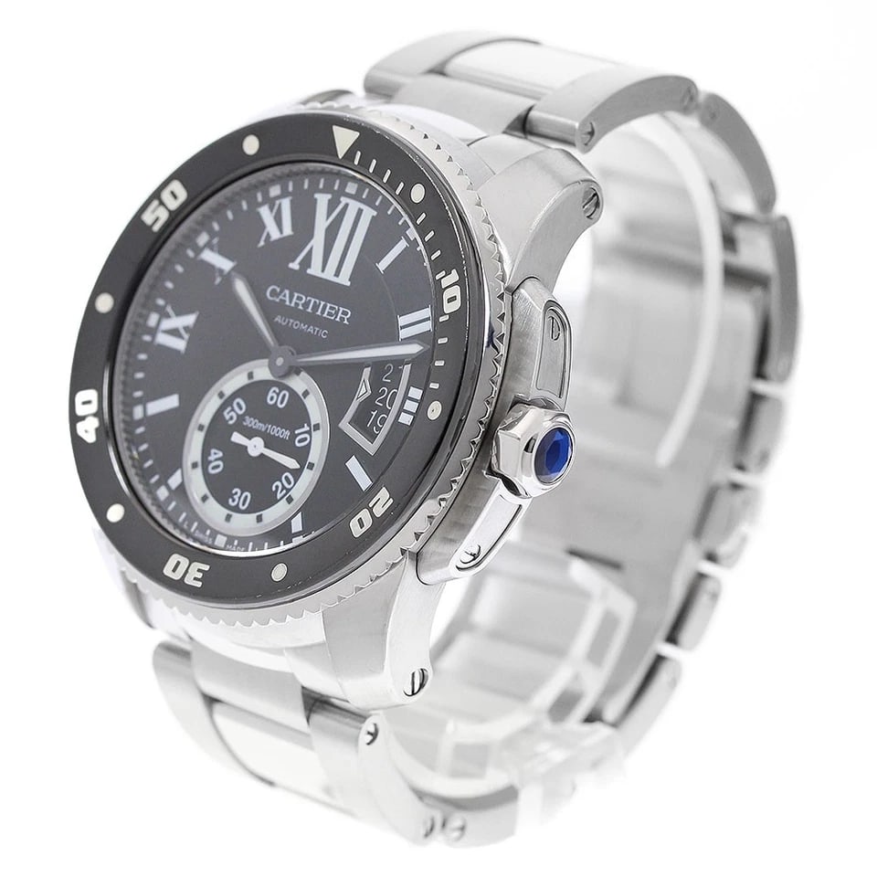 CARTIER CALIBER DATE AUTOMATIC WATCH - 2