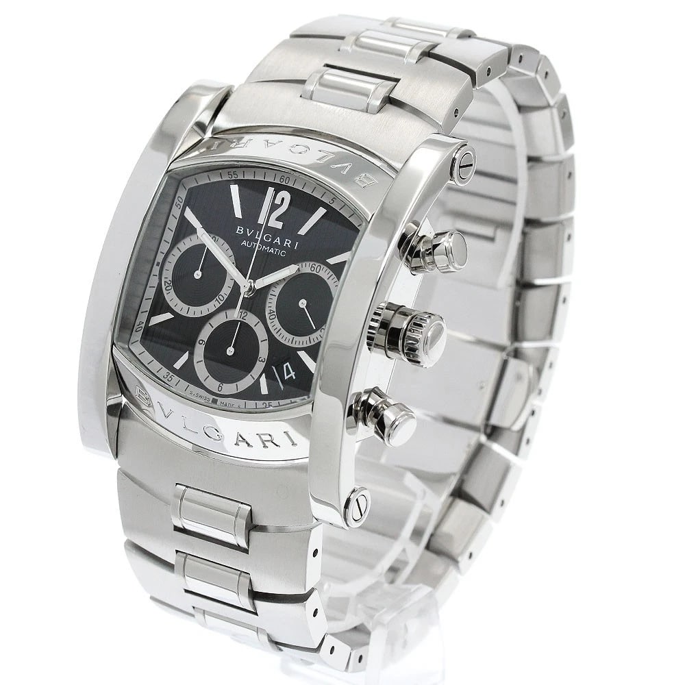 BVLGARI CHRONOGRAPH DATE BLACK AUTOMATIC WATCH - 2