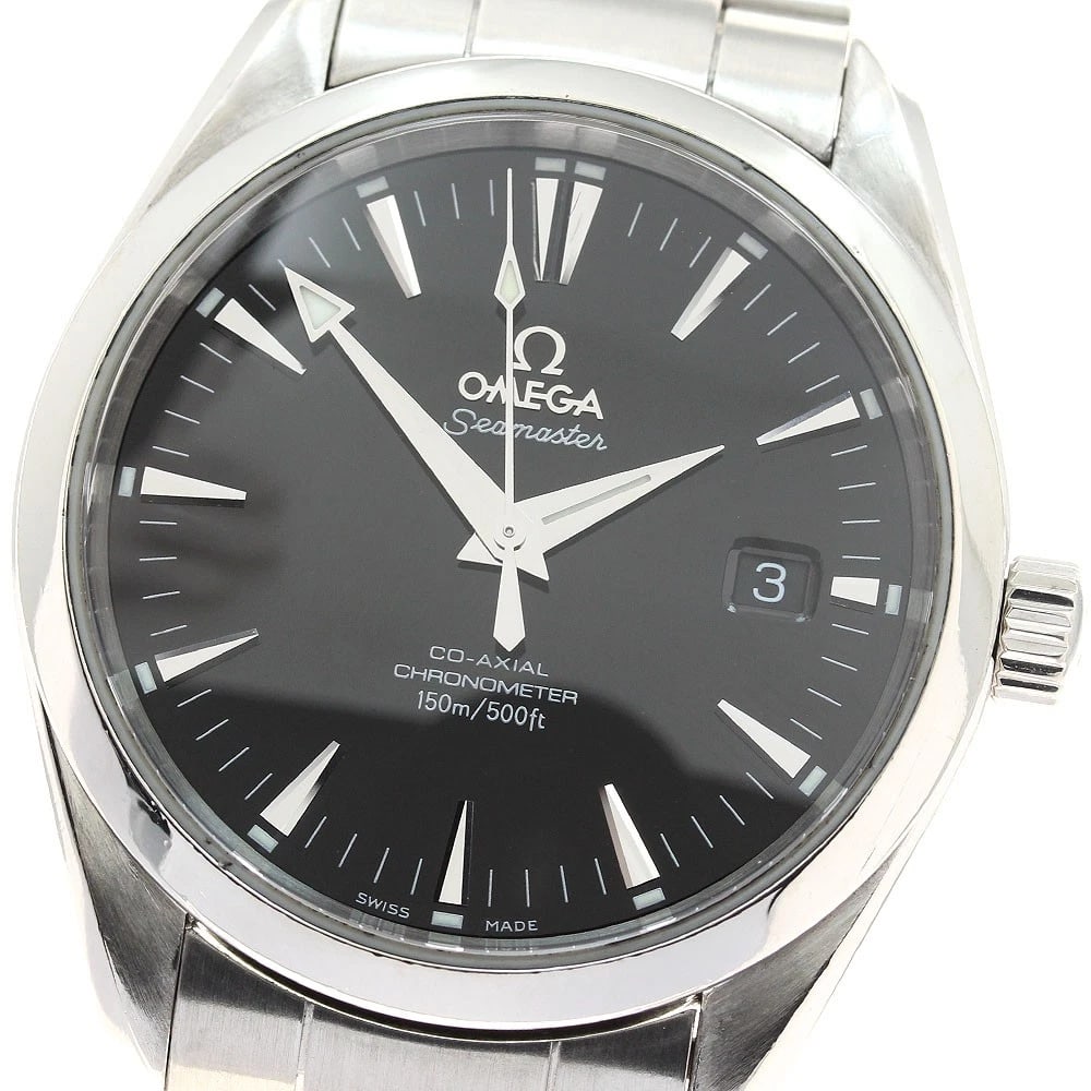 OMEGA SEAMASTER AQUA TERRA COAXIAL AUTOMATIC WATCH: OMEGA Seamaster Aqua Terra Coaxial Automatic Watch Brand: OMEGA Type/Style: Wristwatch Material: Band Material Stainless Steel, Case Material Stainless Steel Color: Band Color Silver, Dial Color