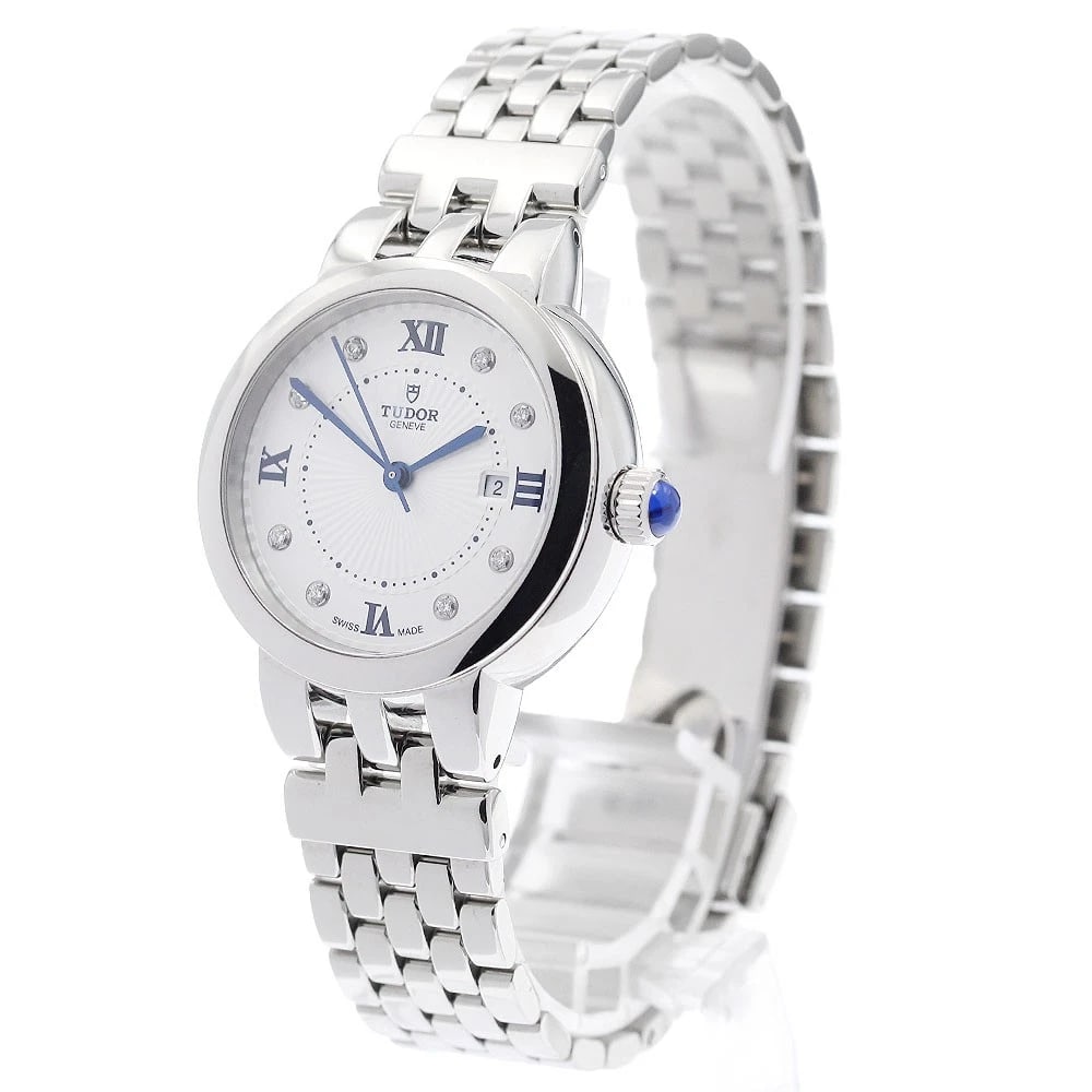 TUDOR DIAMOND SILVER AUTOMATIC WATCH - 2