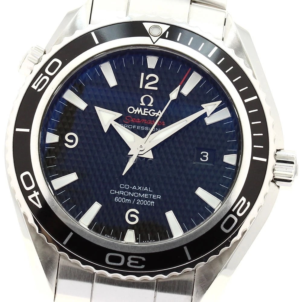 OMEGA SEAMASTER PLANET OCEAN AUTOMATIC, WATCH: OMEGA Seamaster Planet Ocean Automatic, Watch Brand: OMEGA Type/Style: Wristwatch Material: Band Material Stainless Steel, Case Material Stainless Steel Color: Band Color Silver, Dial Color black, Cas