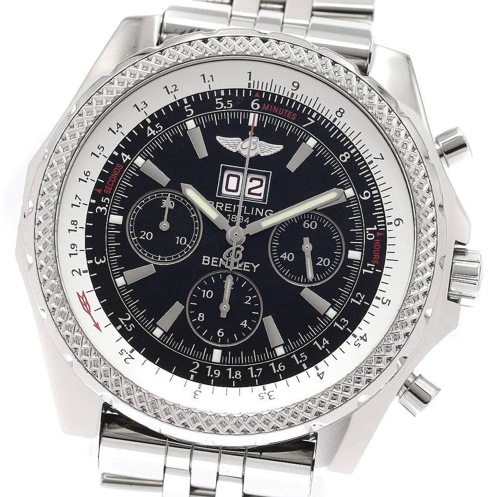 BREITLING BENTLEY CHRONOGRAPH BLACK AUTOMATIC, WATCH (1 of 2)