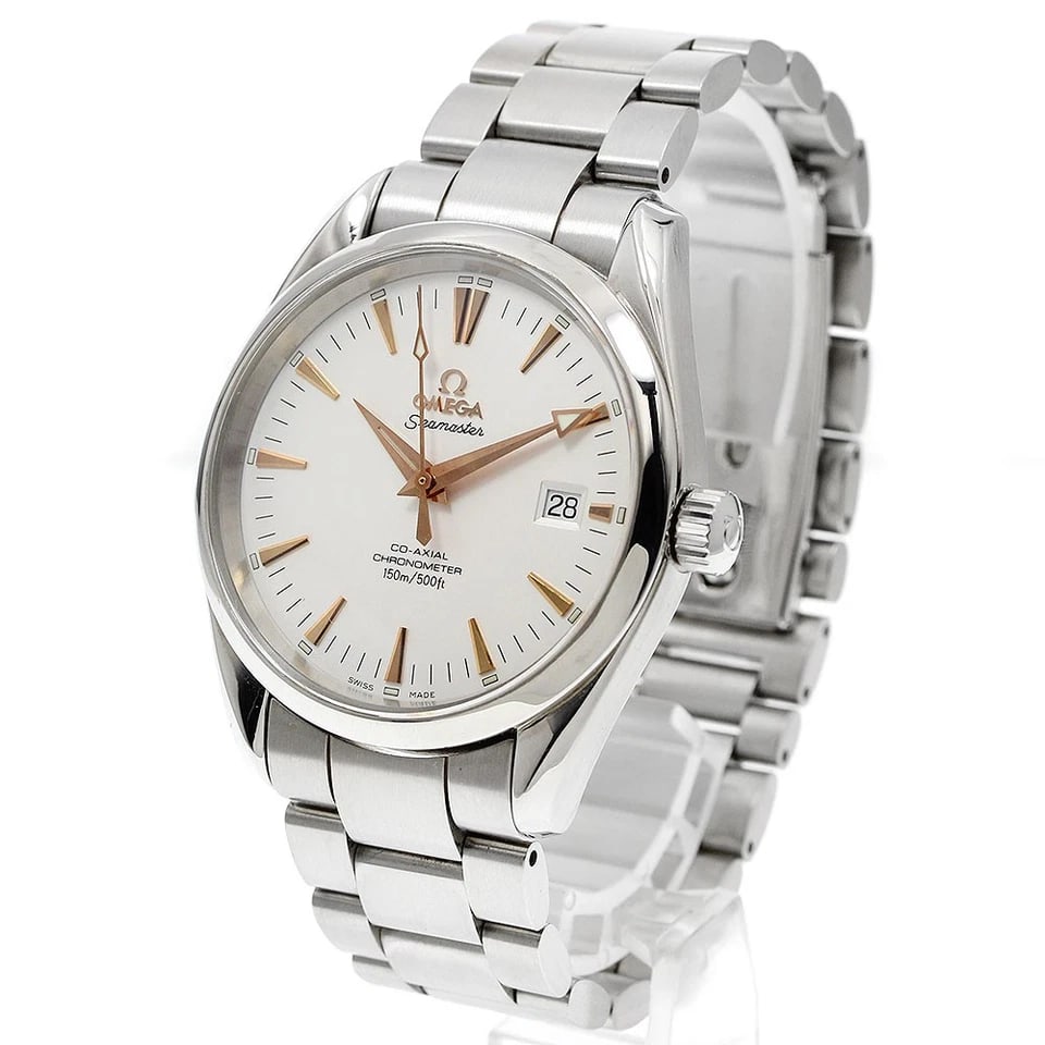 OMEGA SEAMASTER AQUA TERRA COAXIAL DATE AUTOMATIC WATCH (1 of 3)