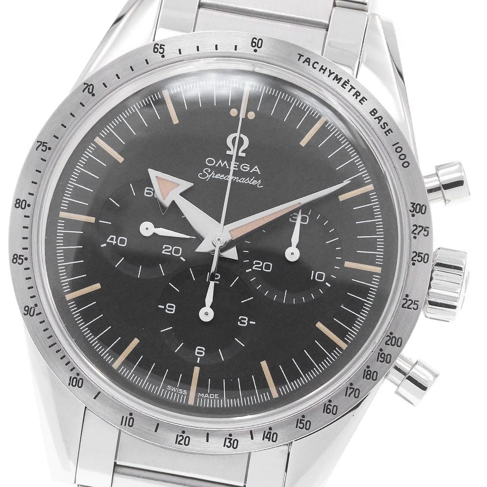 OMEGA SPEEDMASTER STAINLESS STEEL WATCH (1 of 3)
