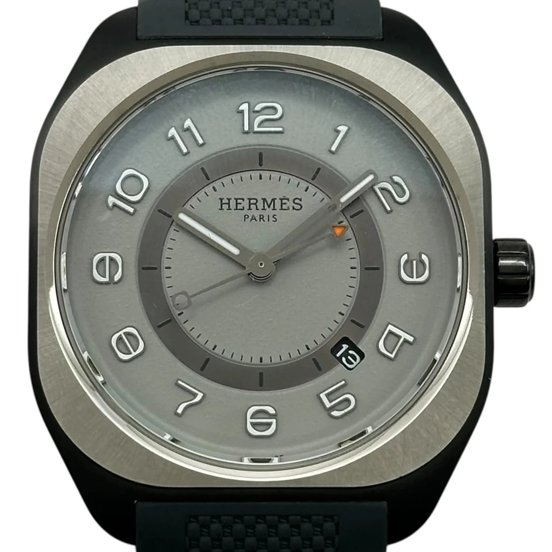 Hermes GREY TITANIUM, WATCH (1 of 2)