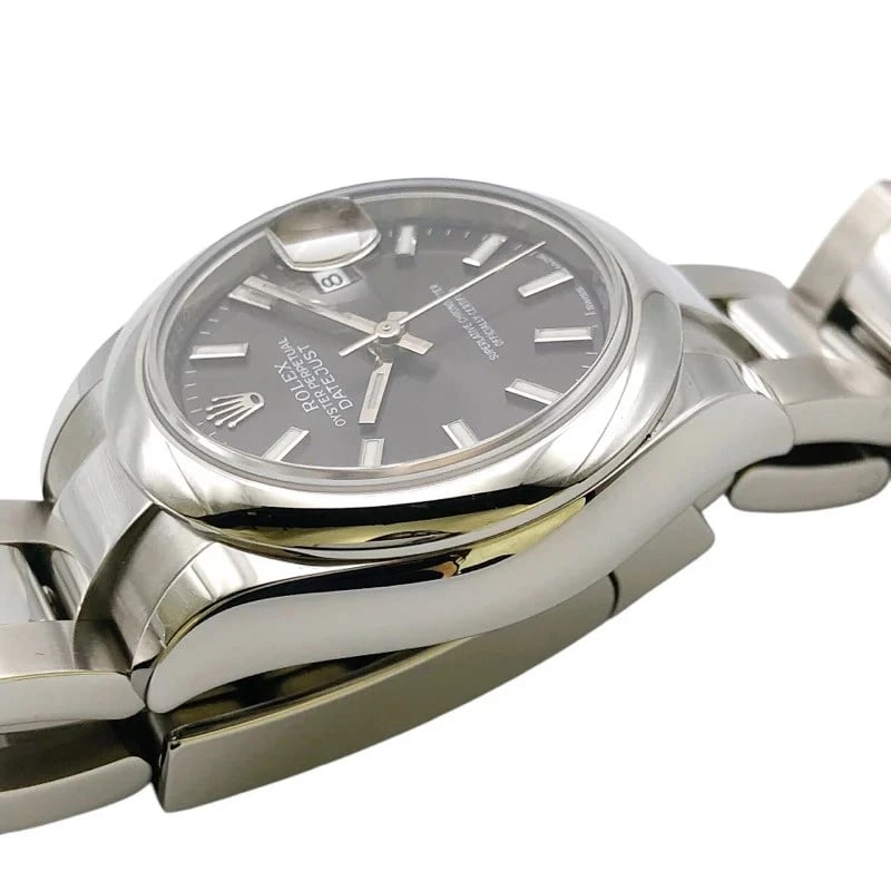 ROLEX DATEJUST DARK GREY, WATCH - 4