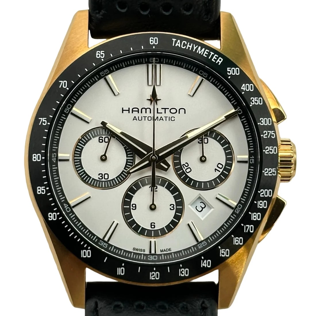 HAMILTON WHITE STAINLESS STEEL, WATCH (1 of 2)