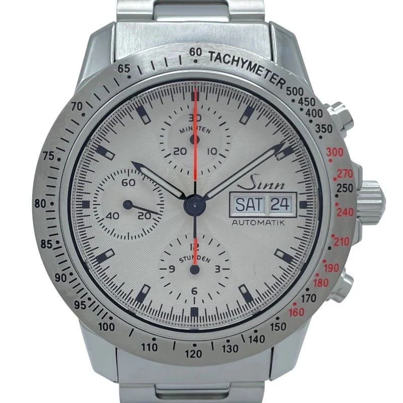 SINN SILVER SS, WATCH: Sinn Silver SS, Watch Brand: Sinn Type/Style: Wrist watch Material: SS Color: Dial Color Silver Size: [ Case size ] 40mm / Case shape: Round face / Case thickness: 15.6mm [ Arm circumference size ]