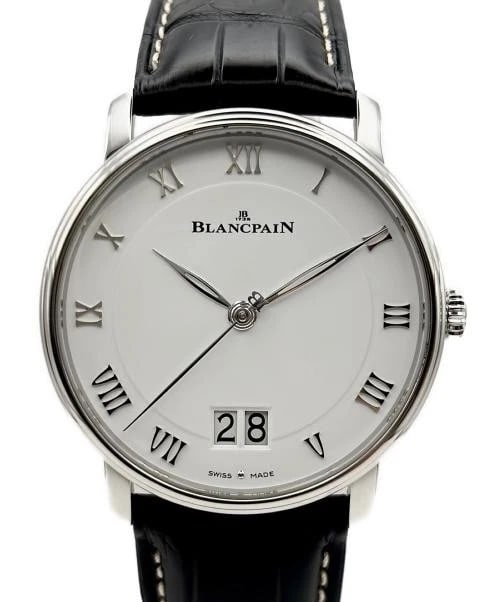 BLANCPAIN VILLERET DATE WHITE, WATCH: BLANCPAIN Villeret Date White, Watch Brand: BLANCPAIN Type/Style: Wrist watch Material: Case Material SS /SS Band Material Leather (aftermarket leather belt) Color: Dial Color White Dial Size: [ Size