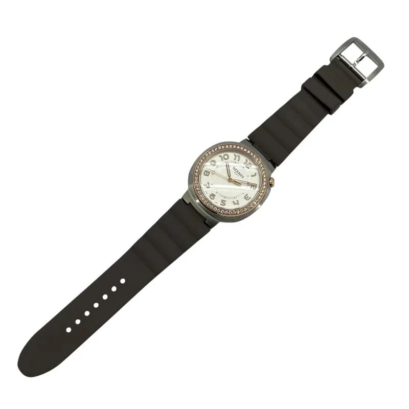 Hermes SILVER K18PG/SS, WATCH - 2