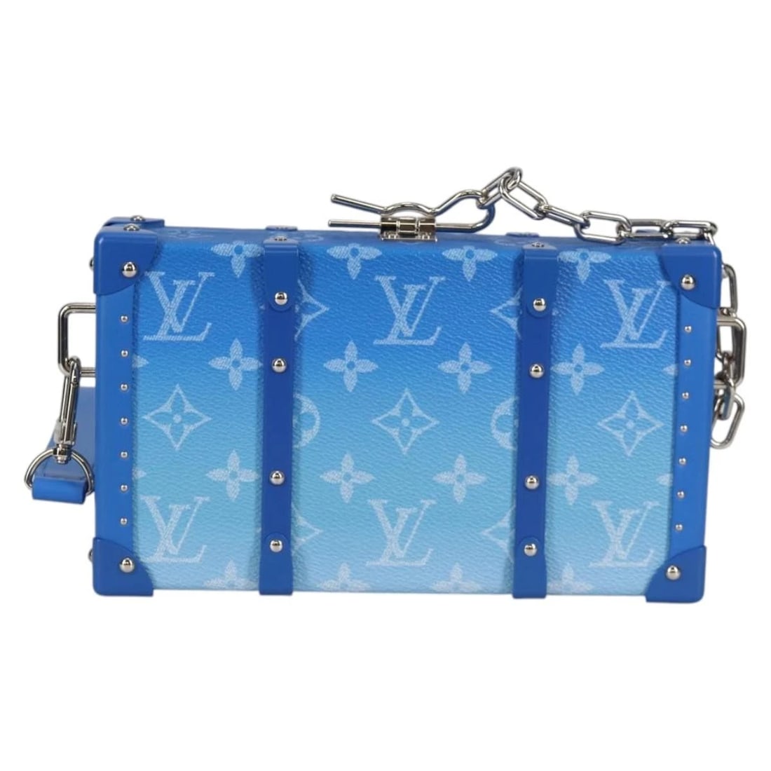 LOUIS VUITTON MONOGRAM CLOUDS TRUNK CLUTCH - 2