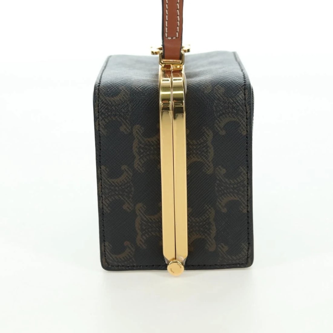 CELINE TRIOMPHE MACADAM CANVAS MINI VANITY CASE - 4