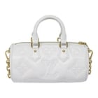 LOUIS VUITTON BUBBLE GLAM PAPILLON BB HAND BAG: LOUIS VUITTON Bubble Glam Papillon BB Hand Bag Brand: LOUIS VUITTON Type/Style: Hand Bag Material: Monogram Canvas Color: snow Size: W7.9 x H3.9 x D3.9inch(Approx) Accessories: None Access