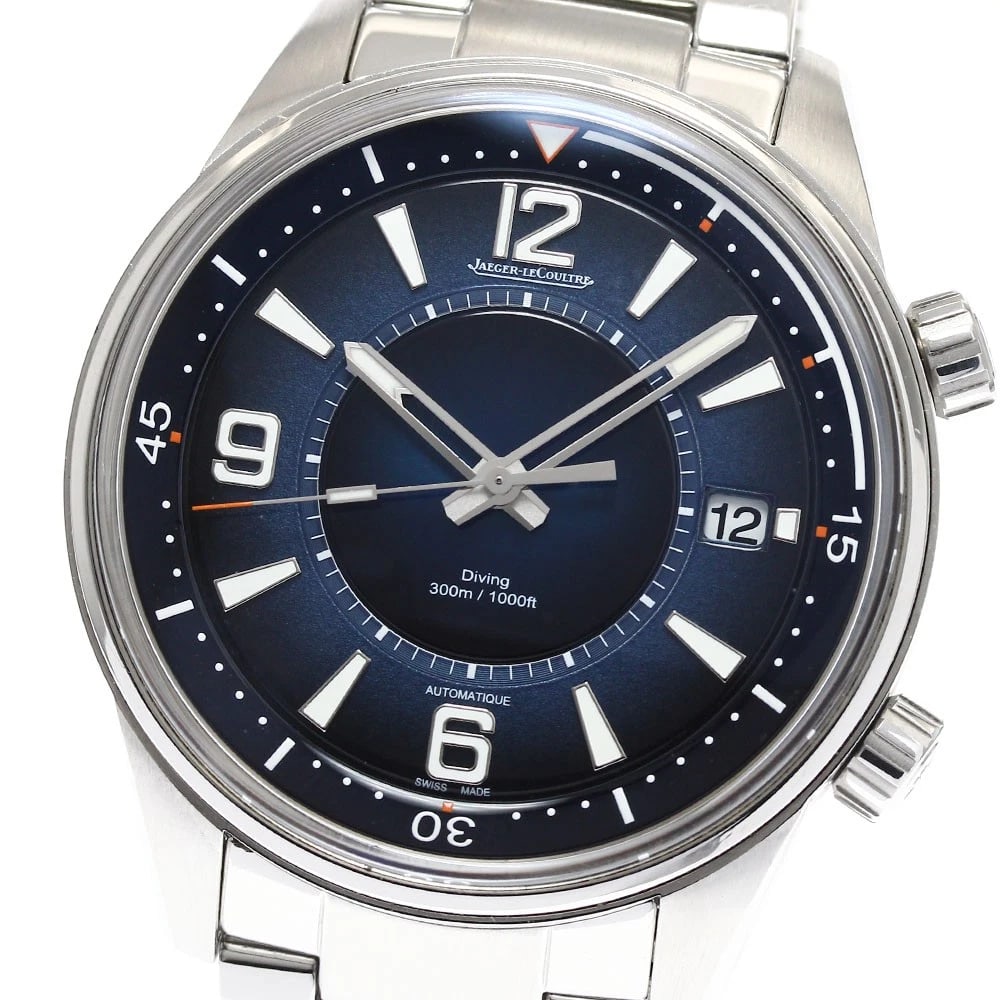 JAEGER-LECOULTRE POLARIS MARINER MEN'S WATCH: JAEGER-LECOULTRE Polaris Mariner Men's Watch Brand: JAEGER-LECOULTRE Type/Style: Wristwatch Material: Band Material Stainless Steel, Case Material Stainless Steel Color: Band Color Silver, Dial Color 