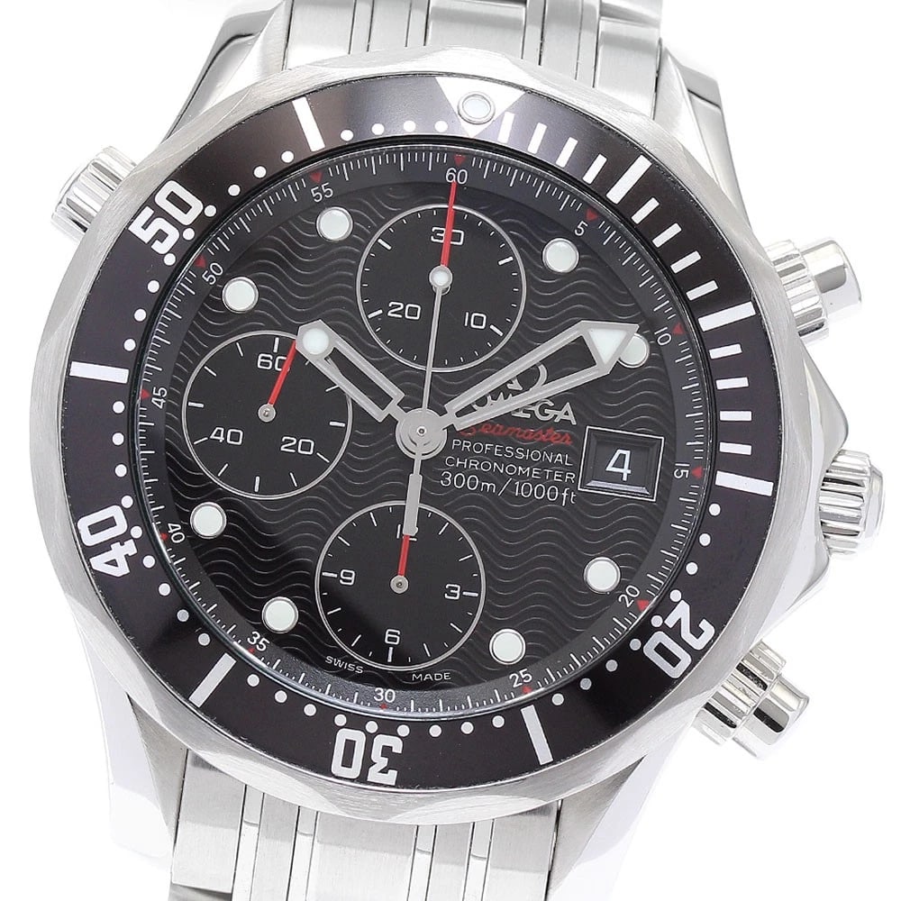 OMEGA SEAMASTER DIVER MEN'S WATCH: OMEGA Seamaster Diver Men's Watch Brand: OMEGA Type/Style: Wristwatch Material: Band Material Stainless Steel, Case Material Stainless Steel Color: Band Color Silver, Dial Color black, Case Color