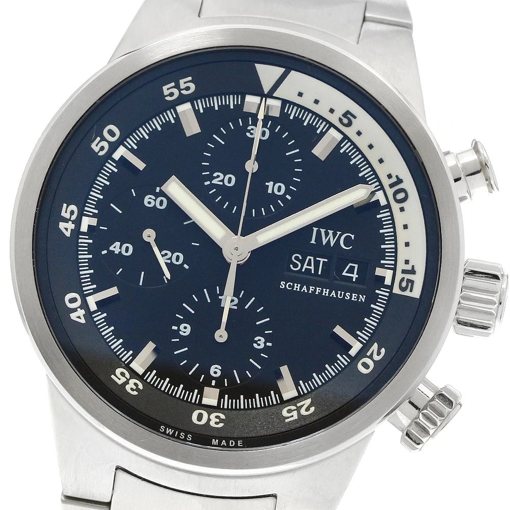 IWC AQUA TIMER CHRONOGRAPH AUTOMATIC MEN'S WATCH: IWC Aqua Timer Chronograph Automatic Men's Watch Brand: IWC SCHAFFHAUSEN Type/Style: Wristwatch Material: Band Material Stainless Steel, Case Material Stainless Steel Color: Band Color Silver, Dial Co