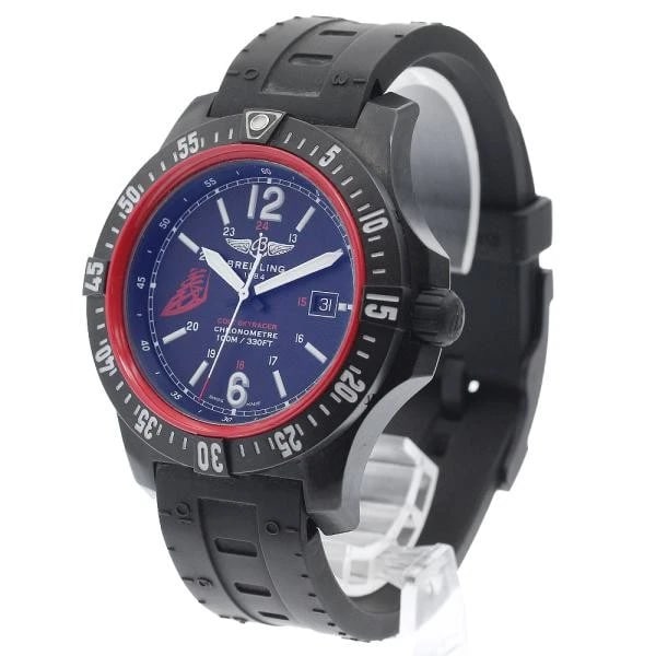 BREITLING COLT SKYRACER QUARTZ MEN'S WATCH: BREITLING Colt Skyracer Quartz Men's Watch Brand: BREITLING Type/Style: Wristwatch Material: Band Material rubber, Case Material Bright light Color: Band Color black, Dial Color black, Case Color