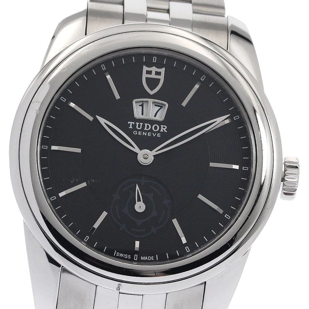 TUDOR GLAMOUR DOUBLE DATE MEN'S WATCH (1 of 2)