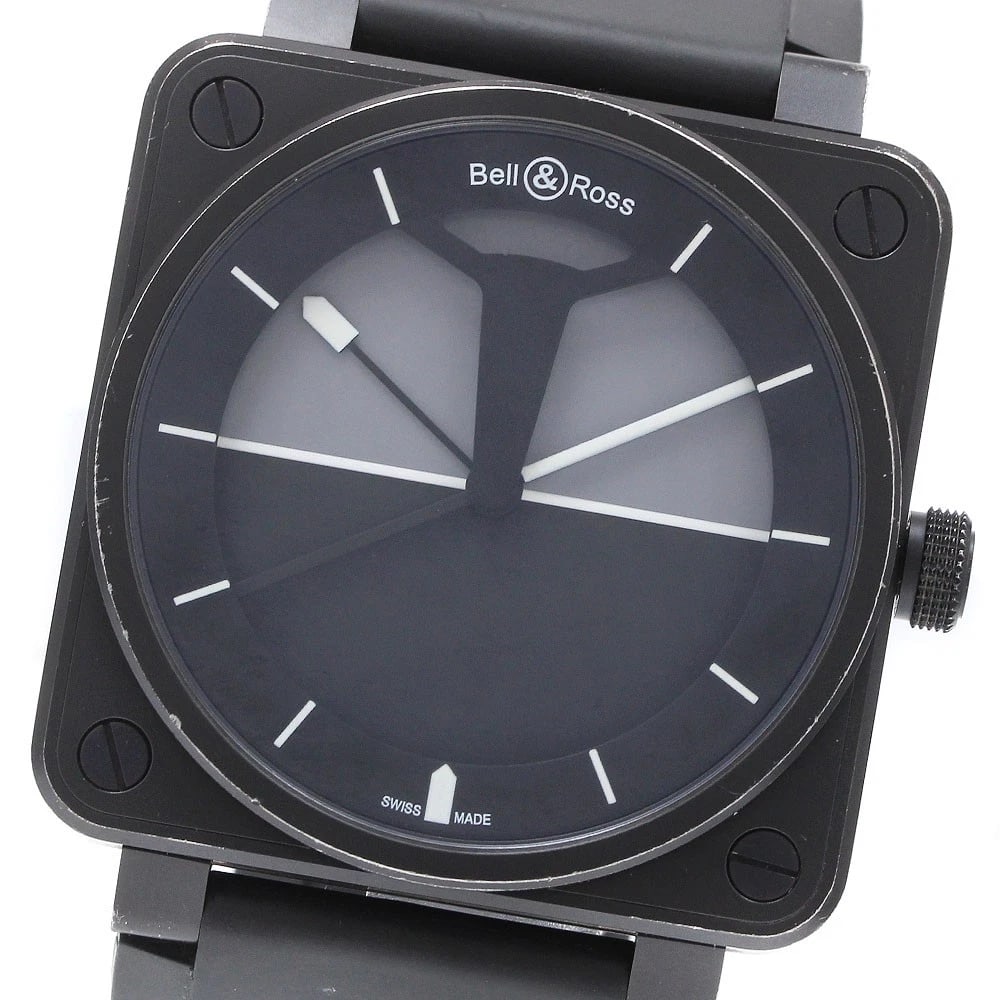 BELL & ROSS HORIZON LIMITED MEN'S WATCH: Bell & Ross Horizon Limited Men's Watch Brand: Bell?Ross Type/Style: Wristwatch Material: Band Material rubber, Case Material Stainless Steel Color: Band Color black, Dial Color Black Grey, Case Color