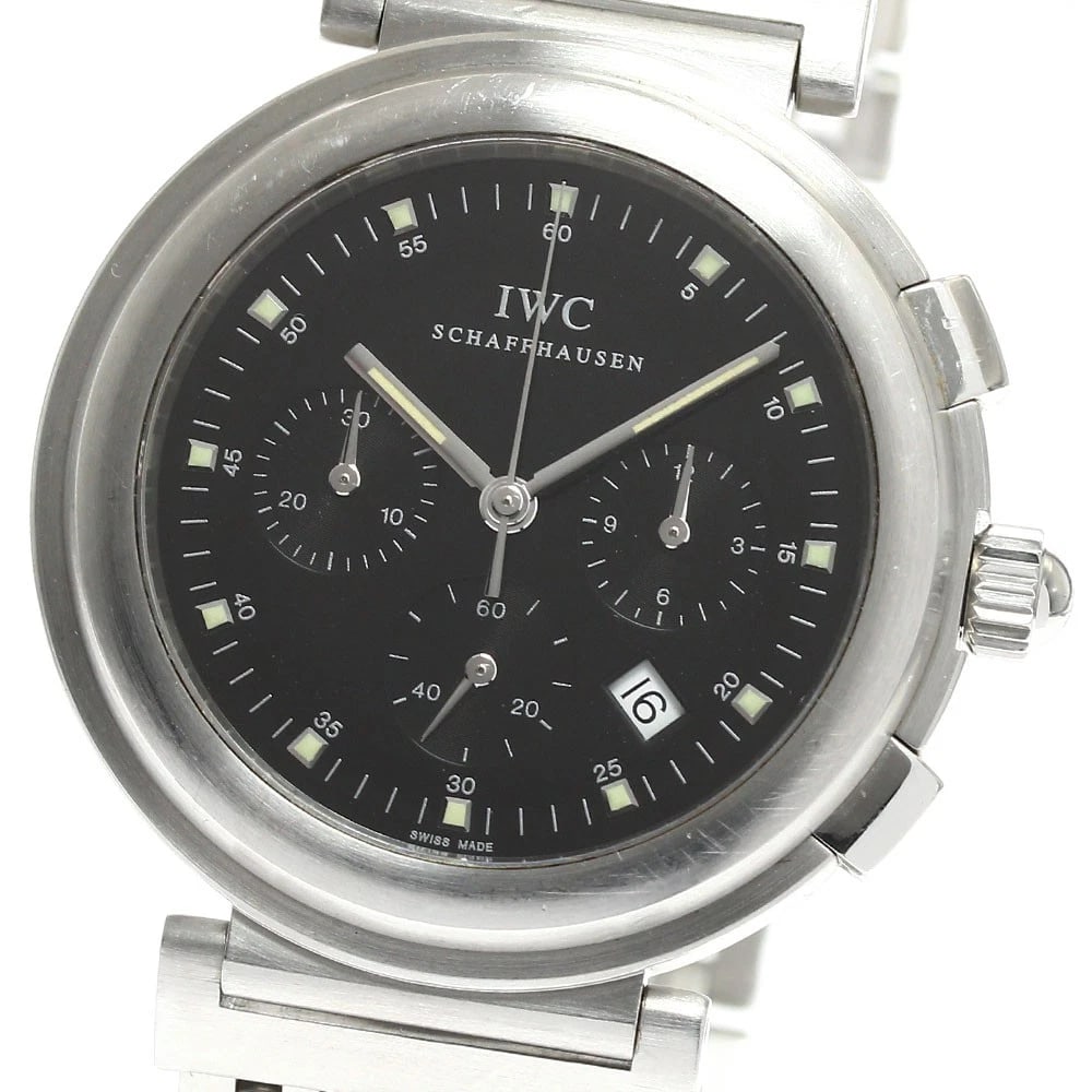 IWC DA VINCI CHRONOGRAPH QUARTZ MEN'S WATCH: IWC Da Vinci Chronograph Quartz Men's Watch Brand: IWC SCHAFFHAUSEN Type/Style: Wristwatch Material: Band Material Stainless Steel, Case Material Stainless Steel Color: Band Color Silver, Dial Color