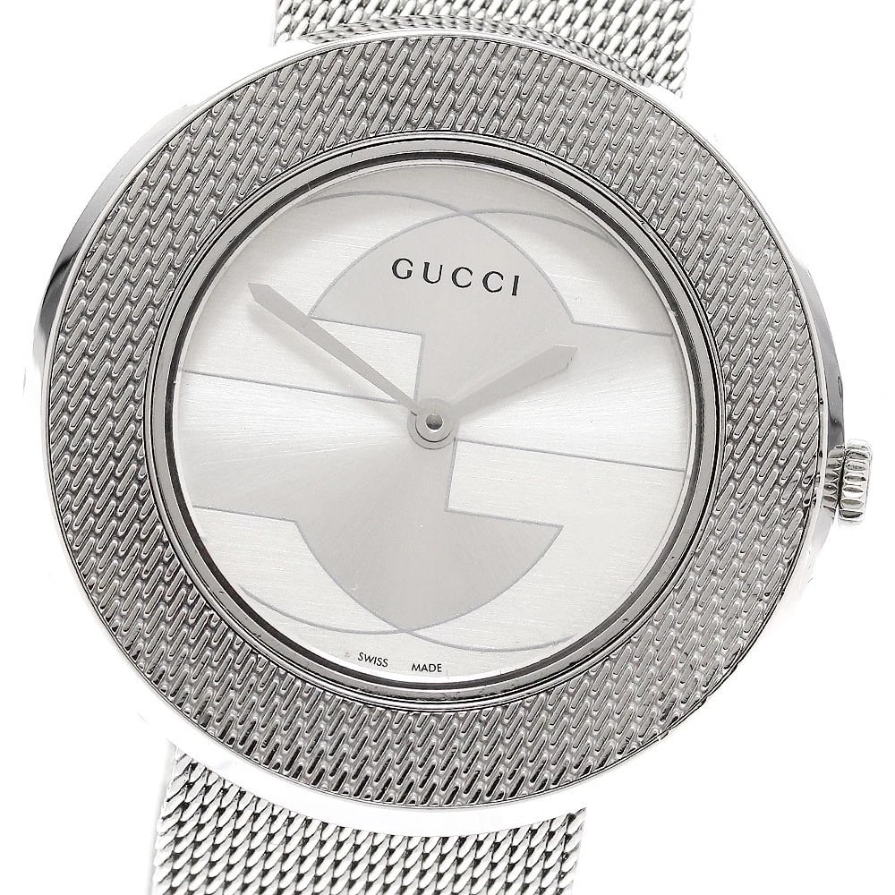 GUCCI SILVER QUARTZ WATCH (1 of 3)