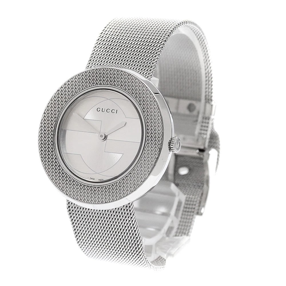 GUCCI SILVER QUARTZ WATCH - 2