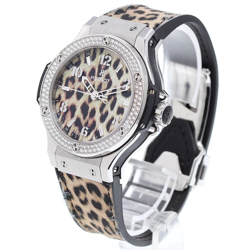 HUBLOT BIG BANG LEOPARD QUARTZ WATCH - 2