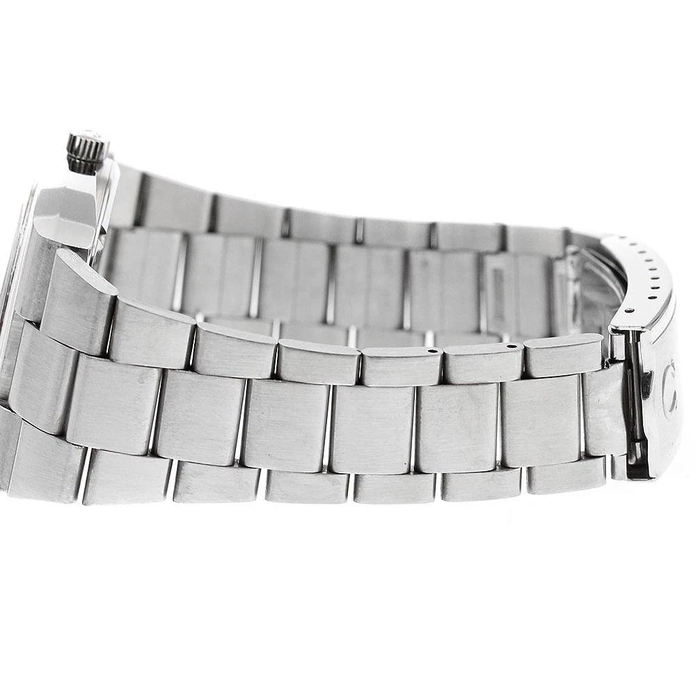 OMEGA GENEVE DATE SILVER AUTOMATIC WATCH - 3