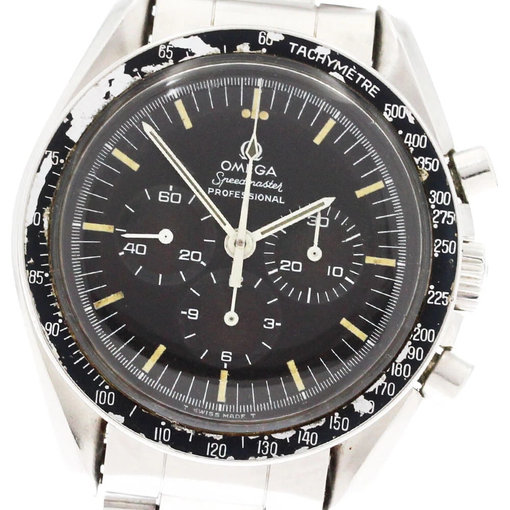 OMEGA SPEEDMASTER PROFESSIONAL WATCH: OMEGA Speedmaster Professional Watch Brand: OMEGA Type/Style: Wristwatch Material: Band Material Stainless Steel, Case Material Stainless Steel Color: Band Color Silver, Dial Color black, Case Color