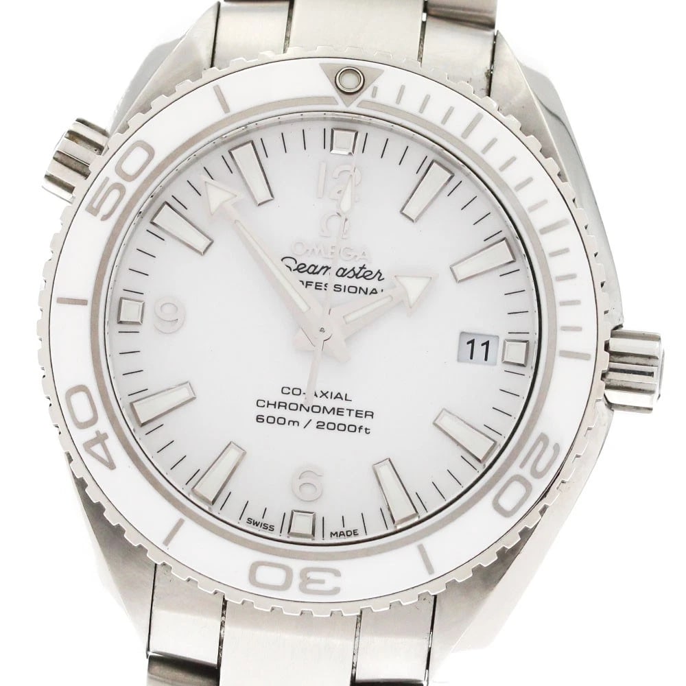 OMEGA SEAMASTER PLANET OCEAN DATE AUTOMATIC WATCH: OMEGA Seamaster Planet Ocean Date Automatic Watch Brand: OMEGA Type/Style: Wristwatch Material: Band Material Stainless Steel, Case Material Stainless Steel Color: Band Color Silver, Dial Color