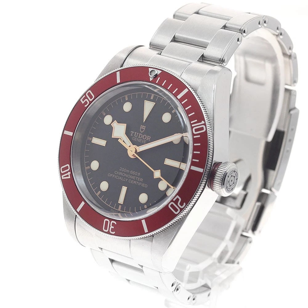TUDOR HERITAGE BLACK AUTOMATIC WATCH - 2
