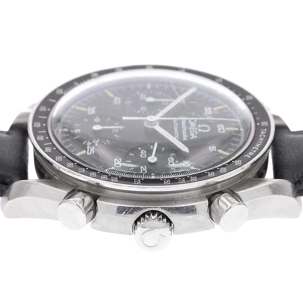 OMEGA SPEEDMASTER CHRONOGRAPH BLACK AUTOMATIC WATCH - 3