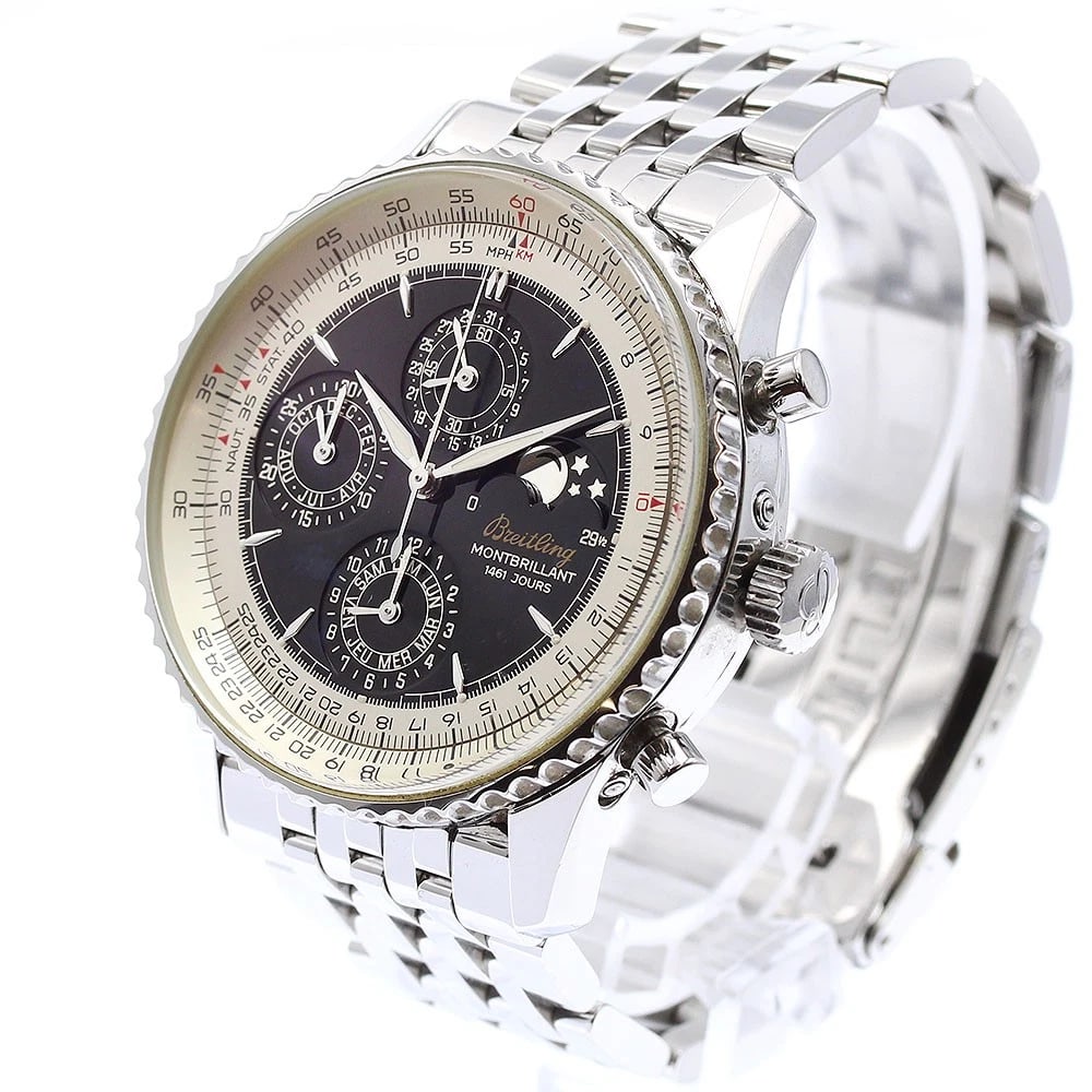 BREITLING NAVITIMER MONTBRILLANT CHRONOGRAPH AUTOMATIC WATCH - 2