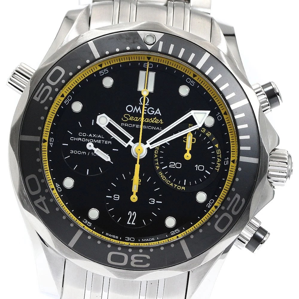 OMEGA SEAMASTER DIVER CO-AXIAL AUTOMATIC WATCH: OMEGA Seamaster Diver Co-Axial Automatic Watch Brand: OMEGA Type/Style: Wristwatch Material: Band Material Stainless Steel, Case Material Stainless Steel Color: Band Color Silver, Dial Color black,