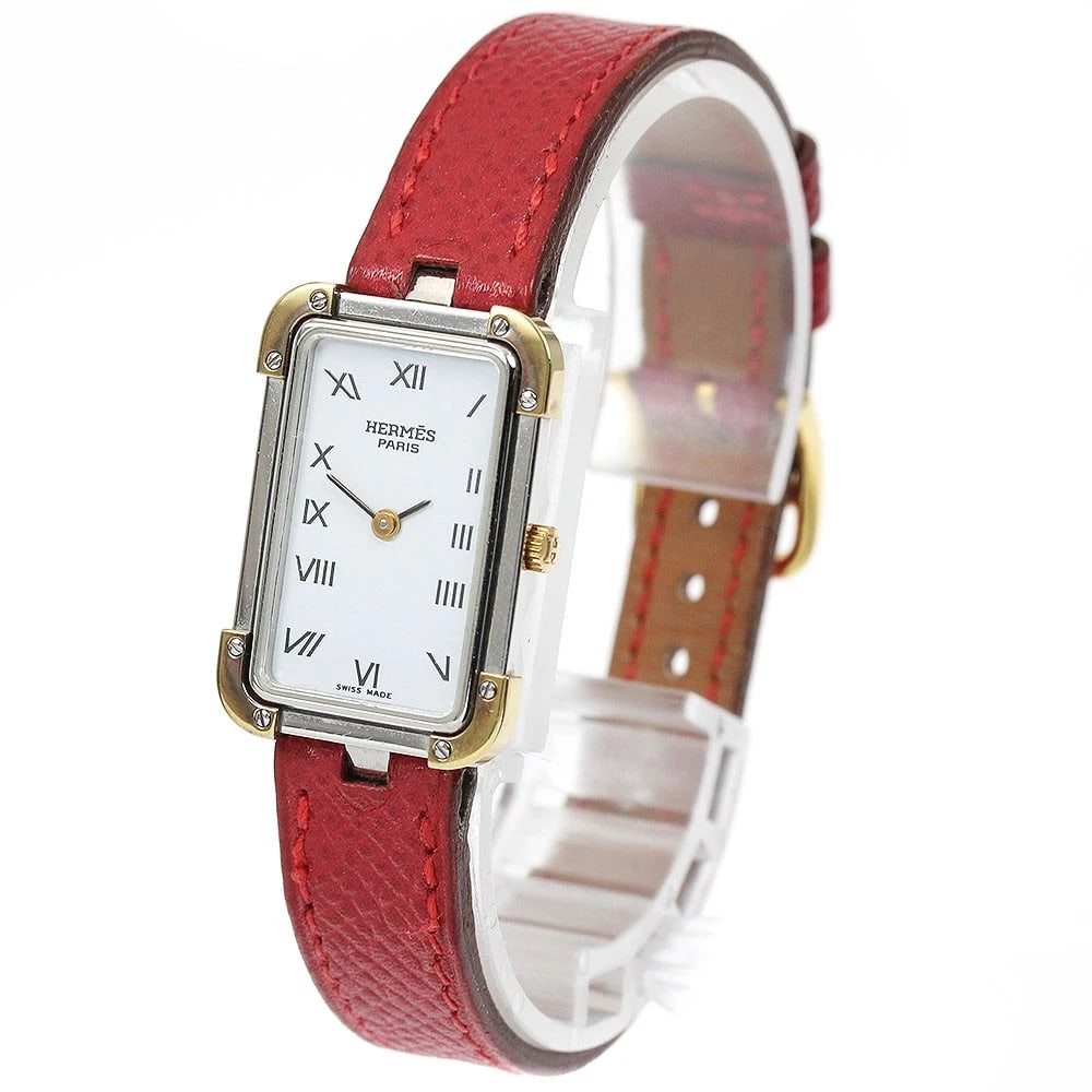 HERMES WHITE QUARTZ WATCH - 2