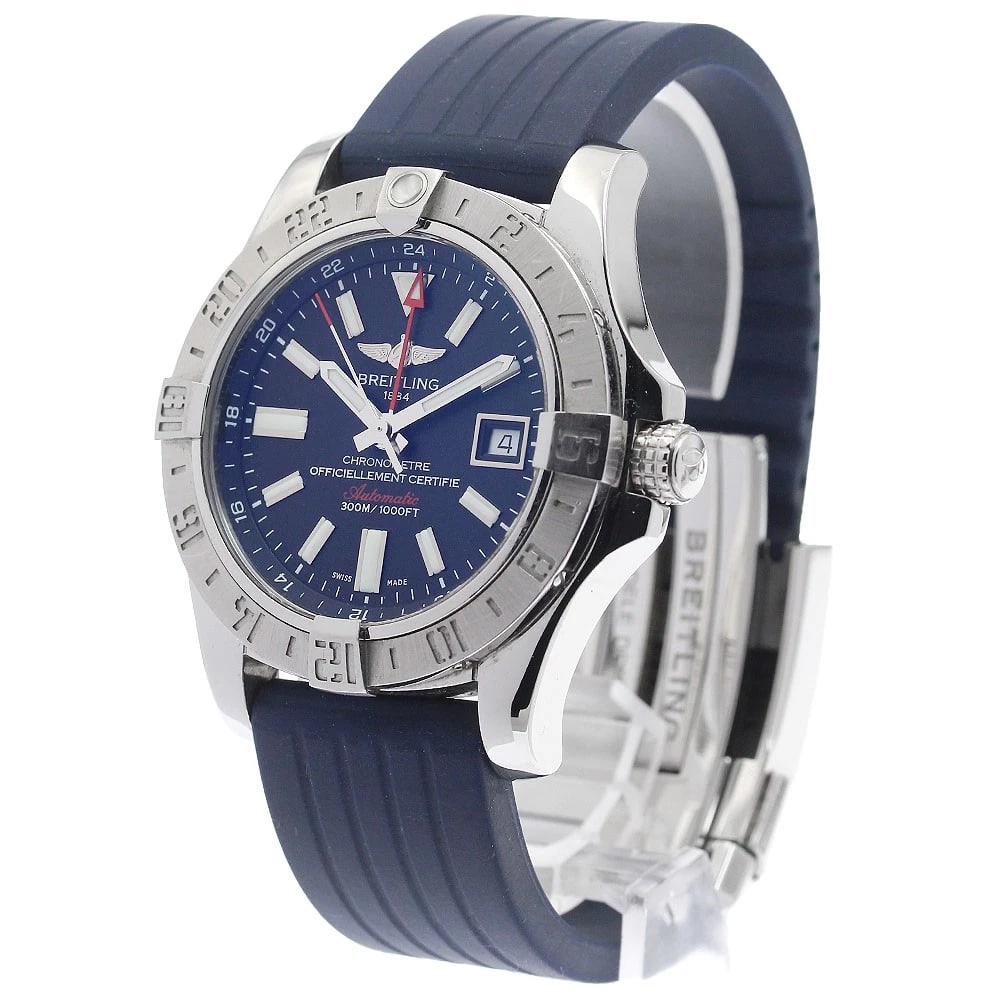BREITLING AVENGER DATE BLACK AUTOMATIC WATCH - 2